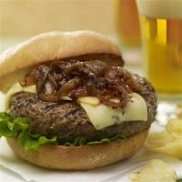 Brew Burgers with Carmelized Onions image