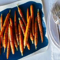Honey-Roasted Carrots with Sesame Seeds image
