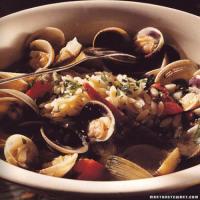 Clams in Rich Broth with Orzo image