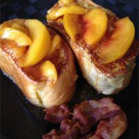Mascarpone Stuffed French Toast with Peaches_image