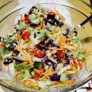 Red cabbage and carrot salad_image