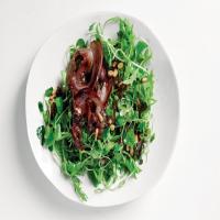 Baby Greens with Pine Nuts and Pancetta_image
