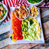 Slow Cooker BBQ Chicken Chopped Salad image