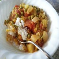 Lentil, Pea and Potato Curry image