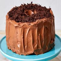 Chocolate Angel Food Cake with Double-Chocolate Frosting_image