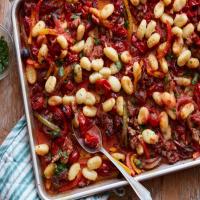 Crispy Sheet Pan Gnocchi with Sausage and Peppers image