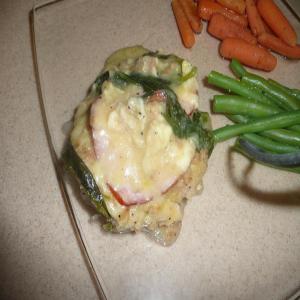 Canadian Bacon & Spinach Chicken image