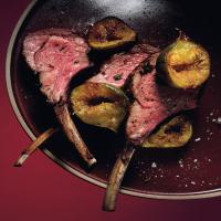 Lamb Chops with Fresh Herbs and Roasted Figs image