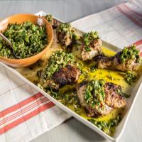 Mediterranean Grilled Chicken with Green Olive Salsa Verde_image