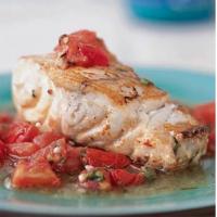 Baked Grouper with Chunky Tomato Sauce Recipe - (4.1/5)_image