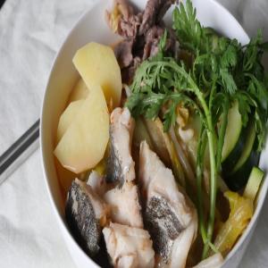 Beef, Cod Fish and Soy Milk Stew_image