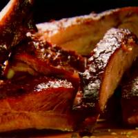 Ribs with Peanut Barbeque Sauce image