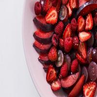 Red Fruit Salad with White Balsamic and Black Pepper_image