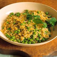 Orzo with Peas and Mint image