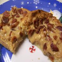 Bacon and Peanut Butter on Crispy Toast Appetizer_image