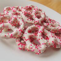 White Chocolate Covered Pretzels image