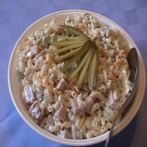 Ham and Cheddar Macaroni Salad_image