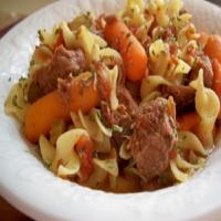 Slow Cooker Beef Noodle Stew image