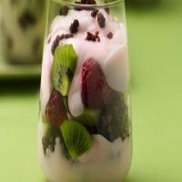 Chocolate-Kiwi-Berry Parfaits image