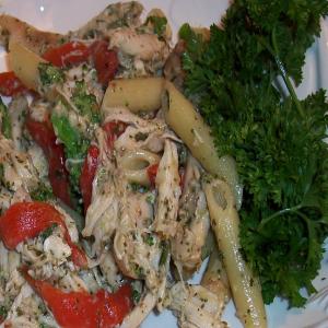 Pesto Penne With Roasted Chicken image