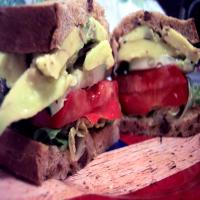 Tomato, Cucumber, & Avocado Sandwich image