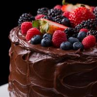 Fudgiest Dairy-Free Chocolate Cake Recipe by Tasty image