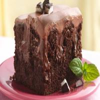 Chocolate-Peppermint Poke Cake image