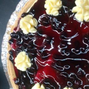 Lemony Blueberry Layered Pie_image