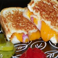 Kristen's Grilled Cheese and Red Onion Sandwich image