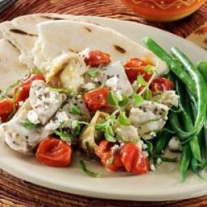 Greek Chicken with Tomatoes, Artichokes and Feta_image