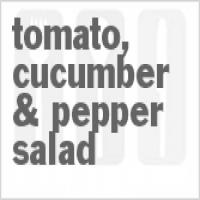 Tomato, Cucumber & Pepper Salad_image