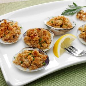 Baked Clams With Walnuts_image