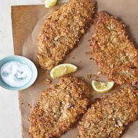 Matzo-Crusted Chicken Cutlets image