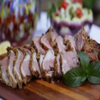 Garlic-and-Herb-Rubbed Butterflied Leg of Lamb image