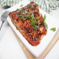 Broiled Salmon with Homemade Teriyaki Glaze image