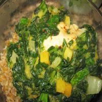 Chicken and Greens in Coconut Milk image