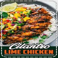 Cilantro-Lime Chicken with a Mango Avocado Salsa_image