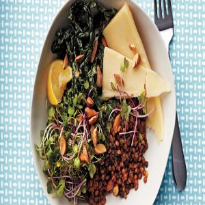 Kale and Lentil Bowl with Avocado Dressing_image