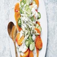 Roasted Beets With Dill-and-Chive Yogurt Dressing image