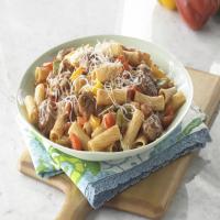 Sausage with Peppers and Pasta image