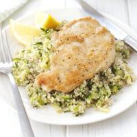 Chicken with lemon & courgette couscous_image