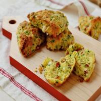 Cheddar, Tomato and Spinach Scones image