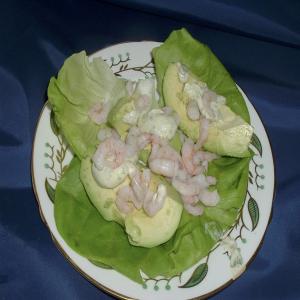 Avocado With Watercress & Shrimp Appetizer_image