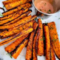 Air Fryer Roasted Carrots_image