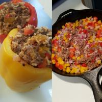 Spicy Lamb-Stuffed Peppers image