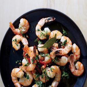 Roasted Shrimp with Chile Gremolata Recipe | Epicurious.com_image