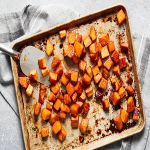 Maple-Glazed Butternut Squash and Sweet Potatoes image