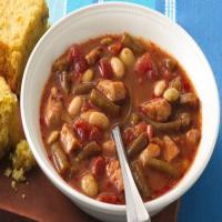 Spicy Three-Bean and Chicken Soup_image