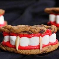 Vampire teeth cookies image