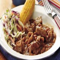 Slow-Cooker Barbecue Beans and Beef image